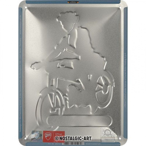 Blechschild Ducati Pinup 3